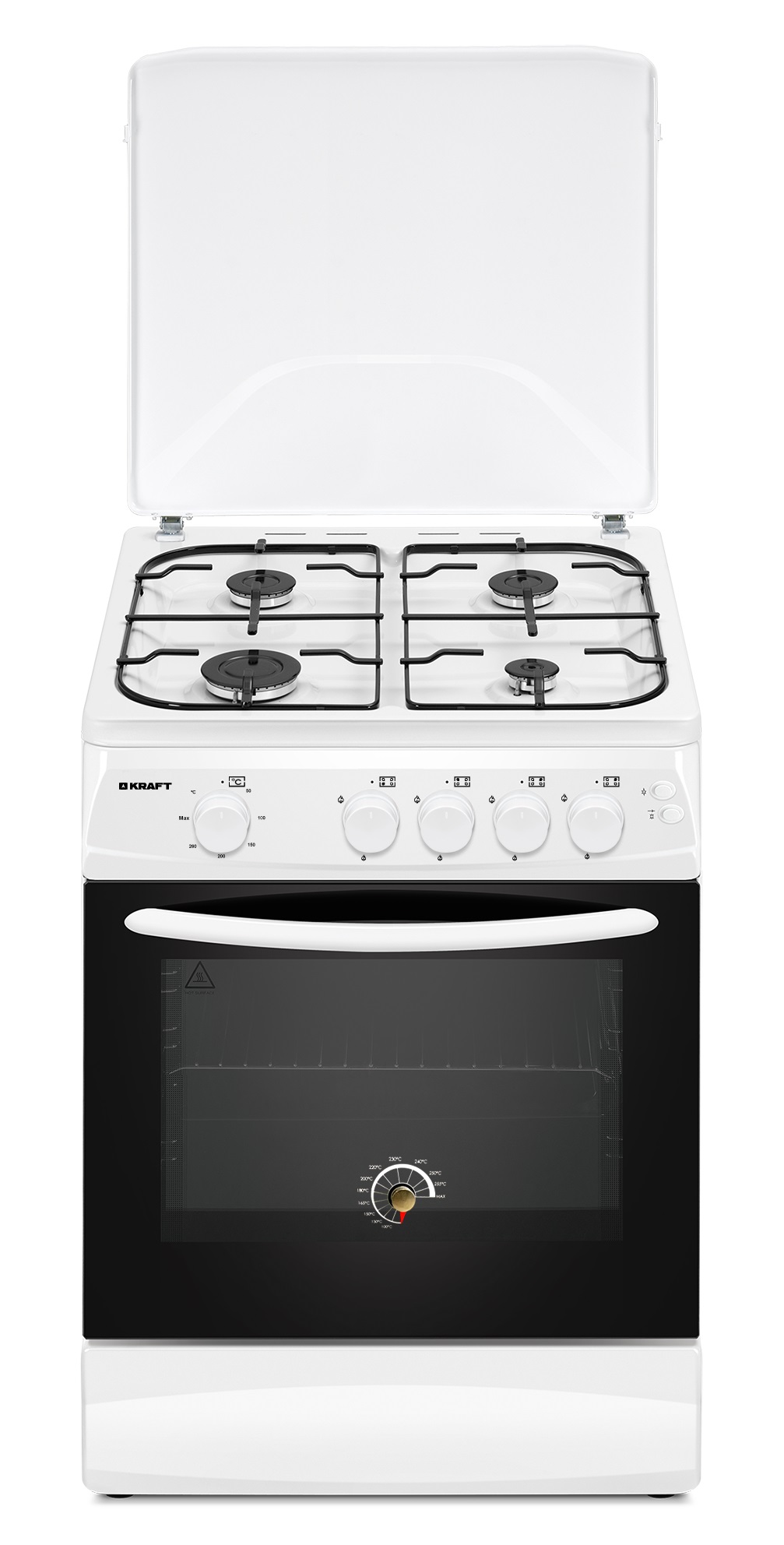Газовая плита KRAFT KF-FSK6403AGW																		 — описание, фото, цены в интернет-магазине PT Stores