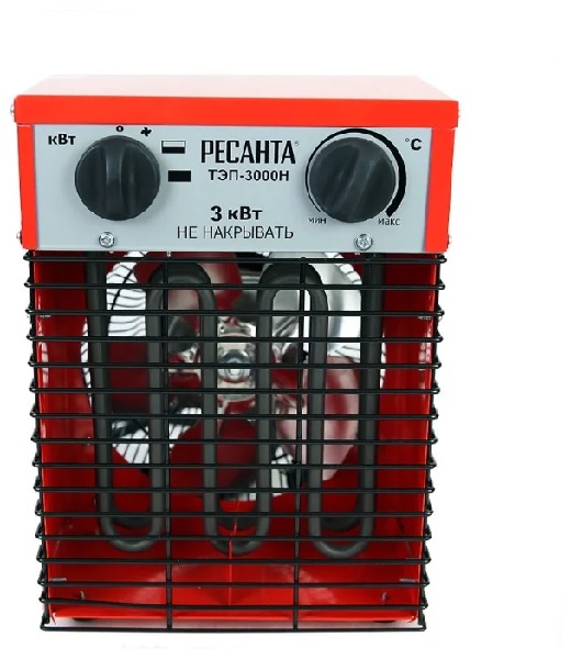 Купить Тепловая пушка Ресанта Тепловая электрическая пушка ТЭП-3000Н — Фото 2