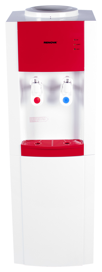 Кулер для воды RENOVA DC-F17C белый/красный																		 — описание, фото, цены в интернет-магазине PT Stores