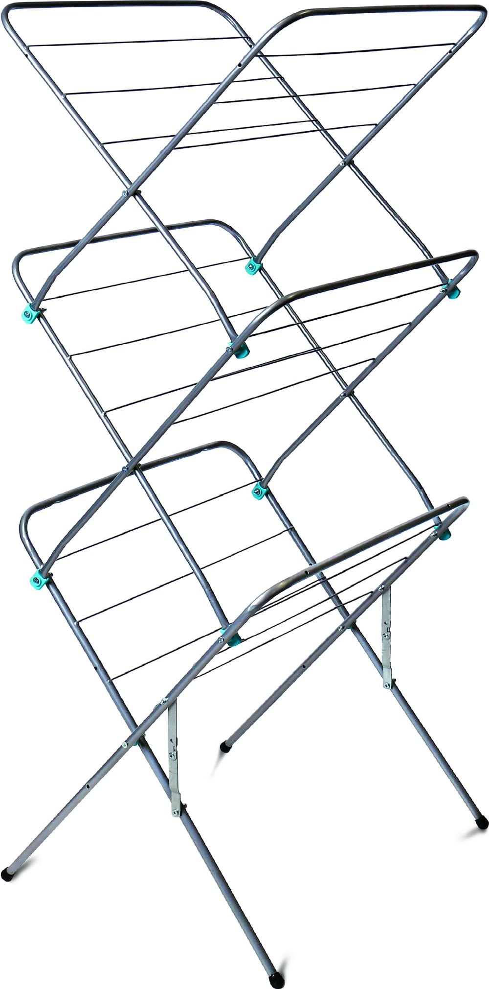 Сушилка для белья НИКА Сушилка 15 м  Ника многоуровневая СБВ2 сереб																		 — описание, фото, цены в интернет-магазине PT Stores