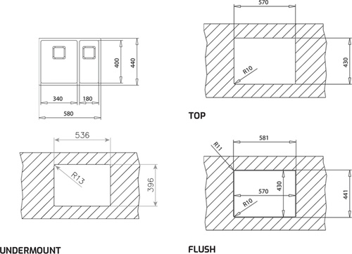 Купить Мойка TEKA FLEXLINEA RS15 2B 580 SQ — Фото 4