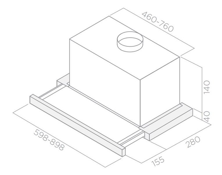 Купить Вытяжка встраиваемая ELICA ELITE 14 LUX GRVTWH/A/60 — Фото 3