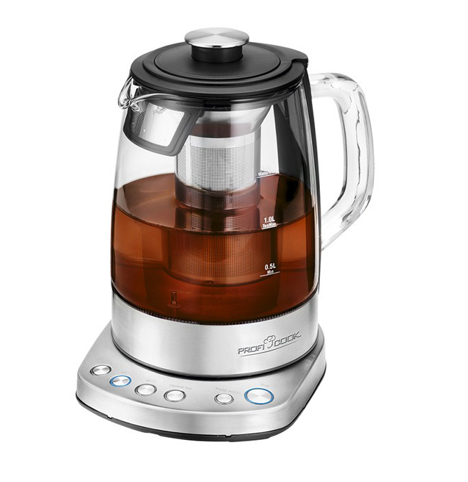 Чайник Profi Cook PC-WKS 1167 G																		 — описание, фото, цены в интернет-магазине PT Stores