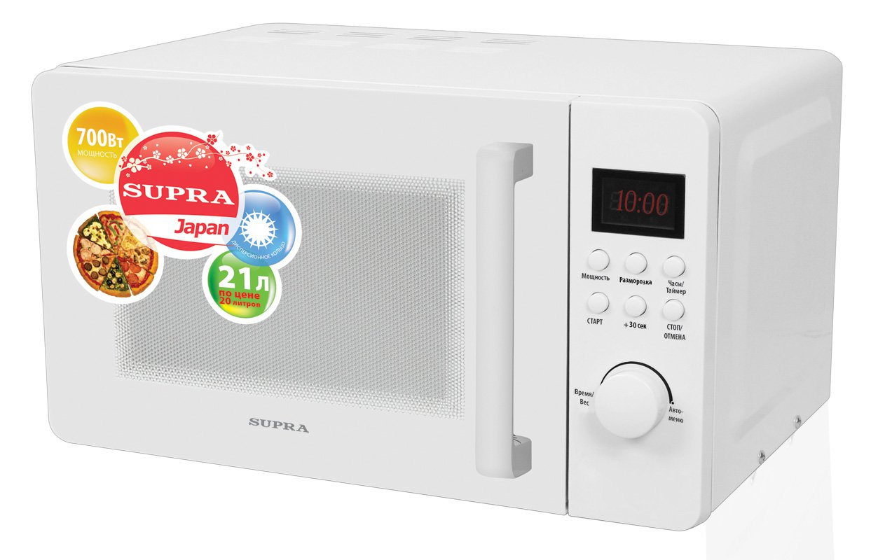 Микроволновая печь SUPRA MWS-2103TW																		 — описание, фото, цены в интернет-магазине PT Stores