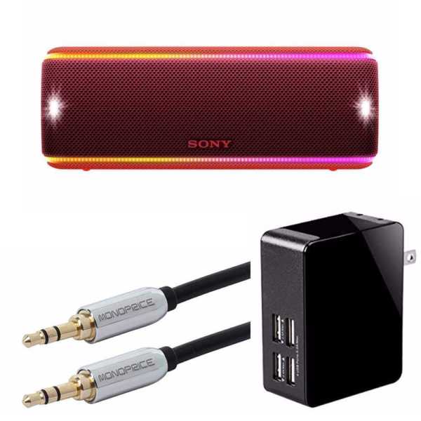 Купить Портативная акустика SONY SRS-XB31 Red — Фото 3