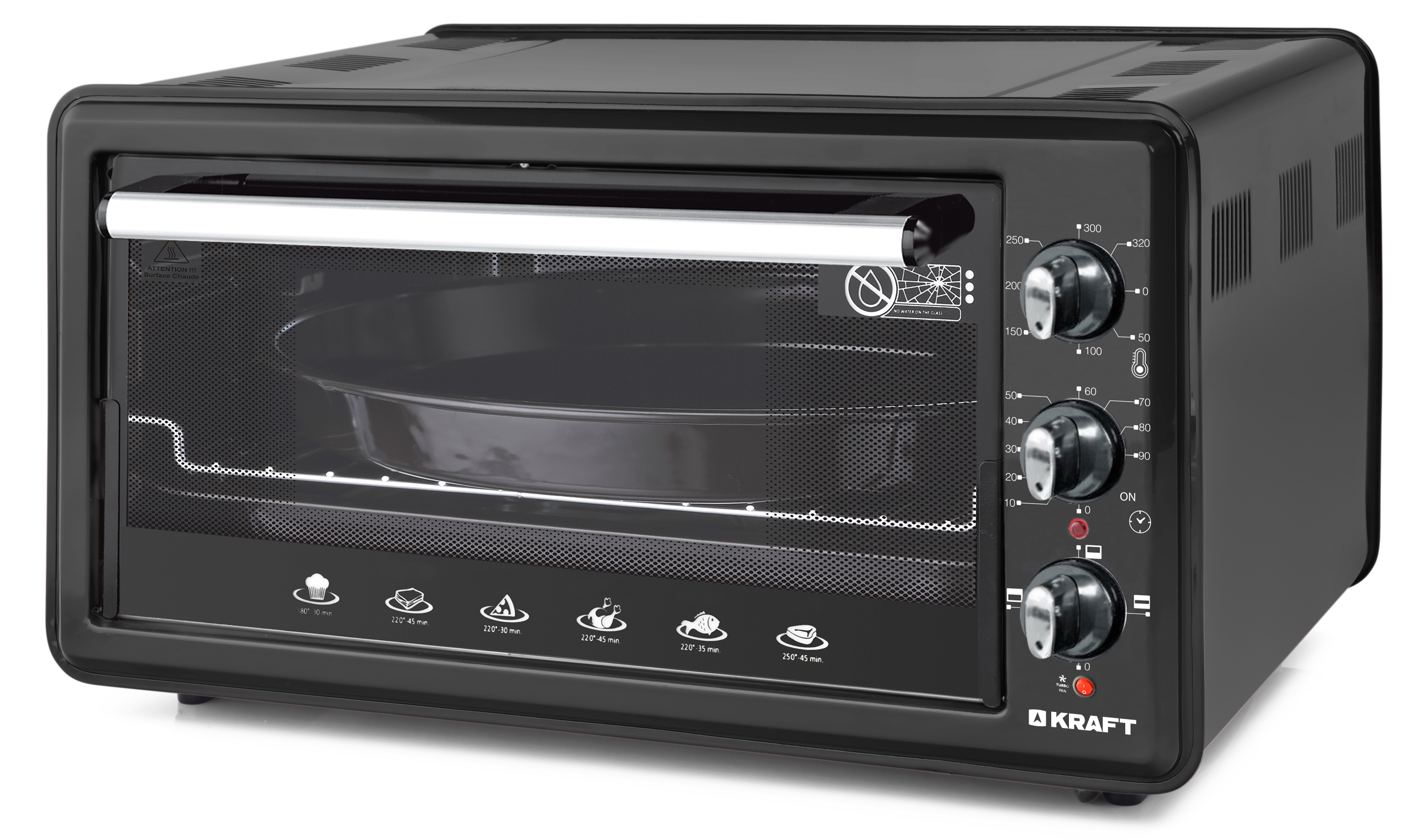 Мини-печь KRAFT KF-MO 4512 KBL																		 — описание, фото, цены в интернет-магазине PT Stores