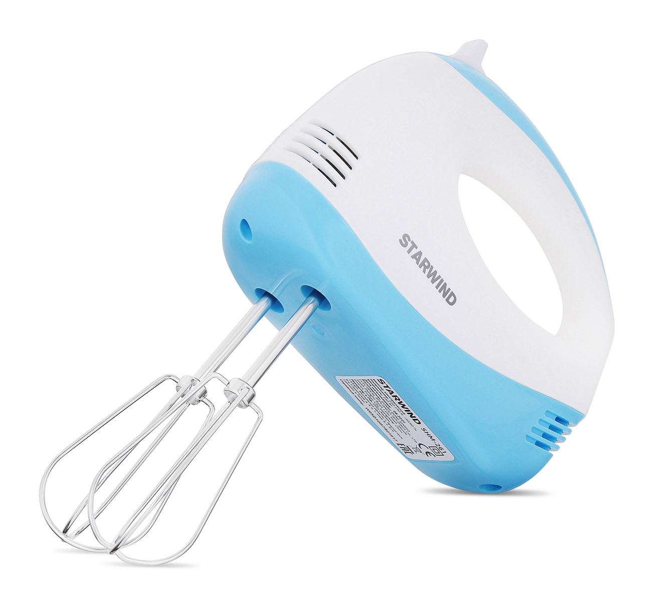 Миксер Starwind SHM261 белый/голубой																		 — описание, фото, цены в интернет-магазине PT Stores