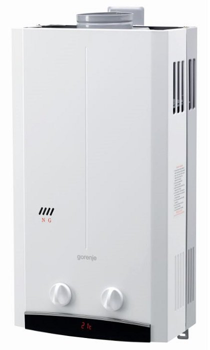Водонагреватель газовый GORENJE GWH-10 NNBW																		 — описание, фото, цены в интернет-магазине PT Stores