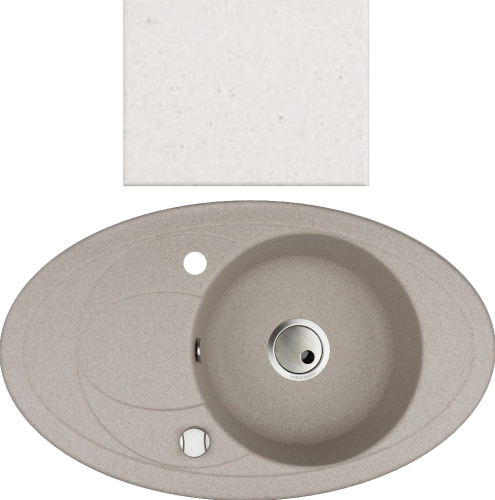 Мойка KUPPERSBERG CAPRI 1B1D WHITE																		 — описание, фото, цены в интернет-магазине PT Stores