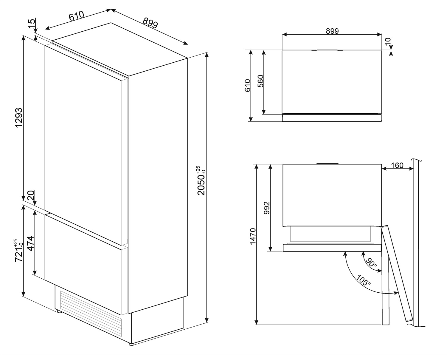 Купить Встраиваемый холодильник SMEG RI96RSI — Фото 6