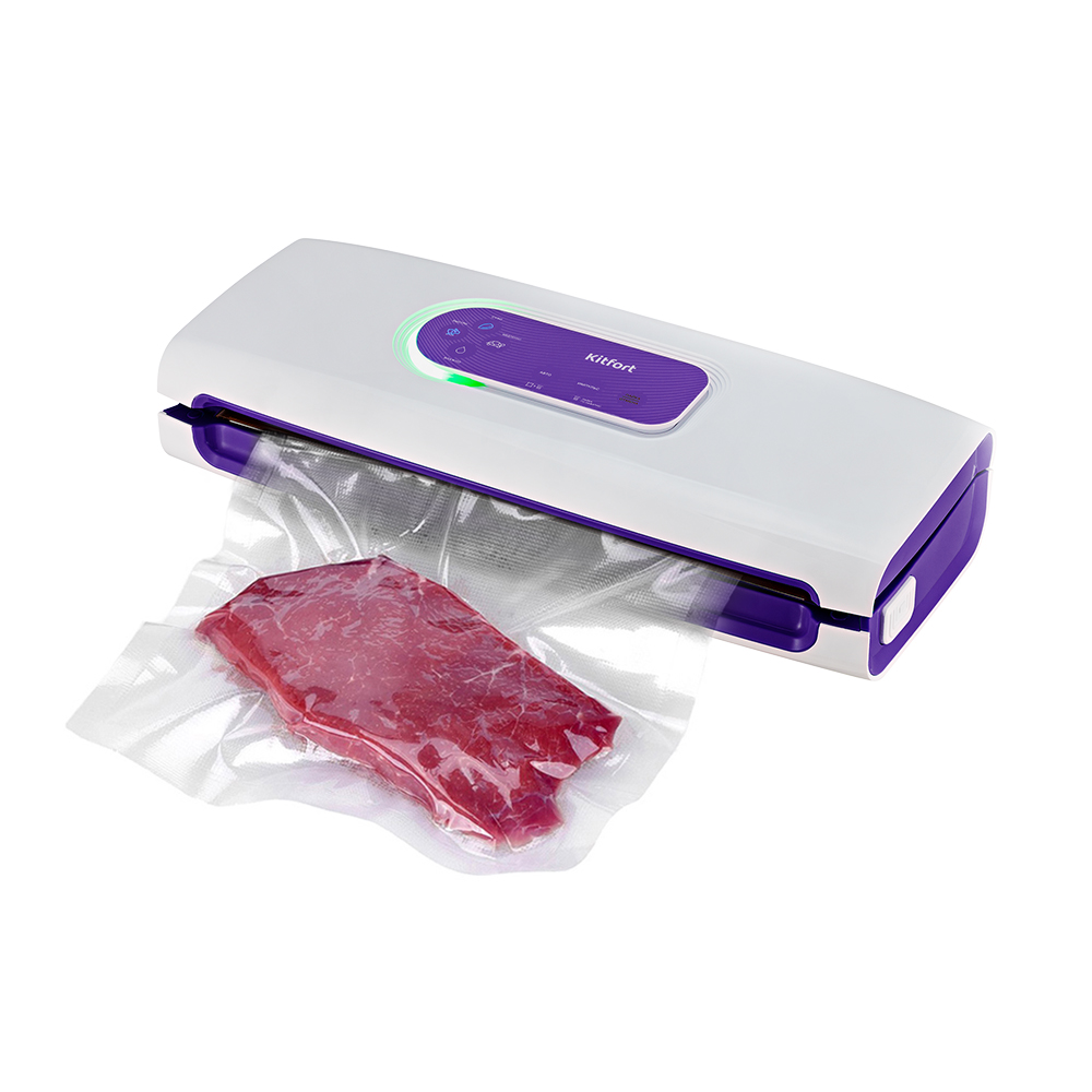 Купить Вакууматор Kitfort КТ-1511-1 белый/фиолетовый — Фото 2