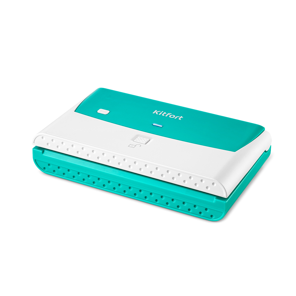 Вакууматор Kitfort КТ-1512-3 белый/бирюзовый																		 — описание, фото, цены в интернет-магазине PT Stores