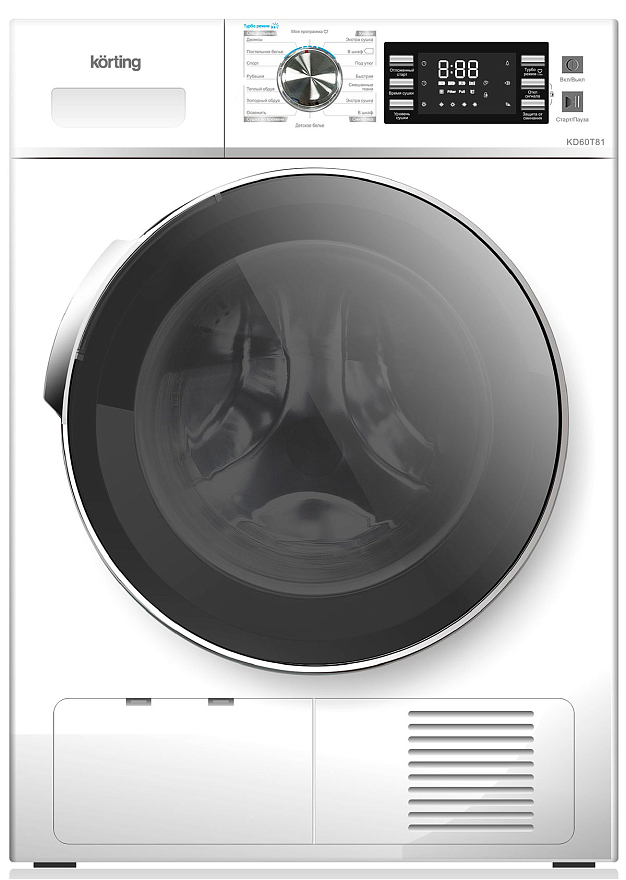 Сушильная машина KORTING KD 60T81																		 — описание, фото, цены в интернет-магазине PT Stores