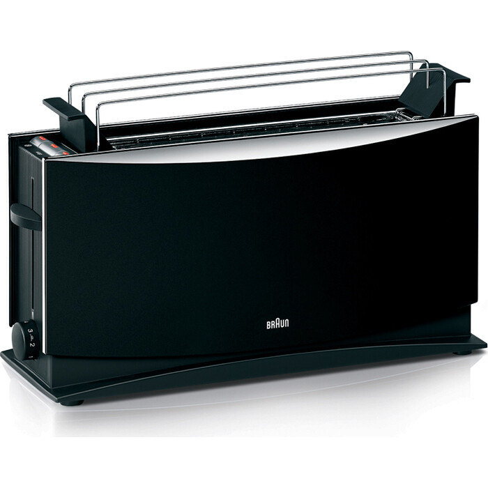 Тостер BRAUN HT 500 BK																		 — описание, фото, цены в интернет-магазине PT Stores