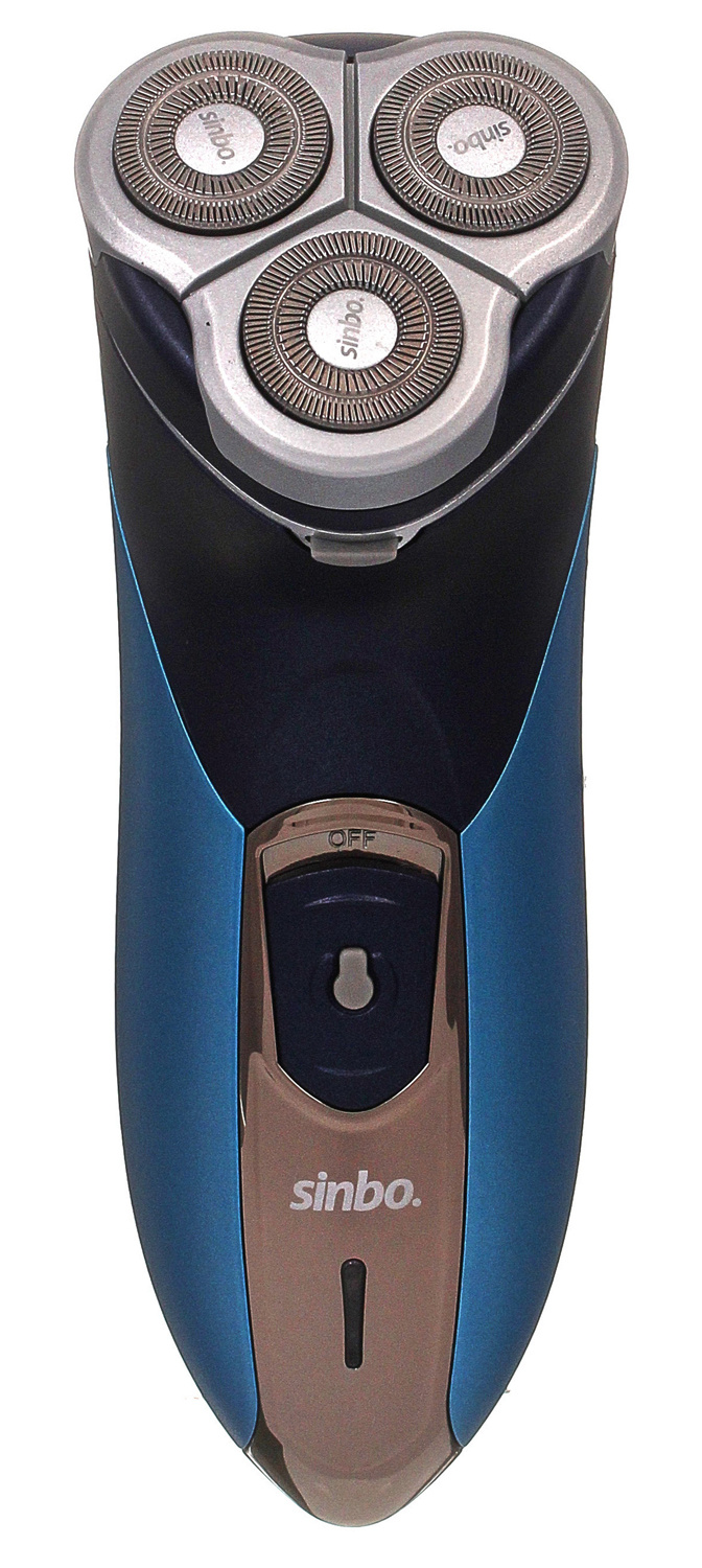 Электробритва Sinbo SS 4032 голубой/черный																		 — описание, фото, цены в интернет-магазине PT Stores