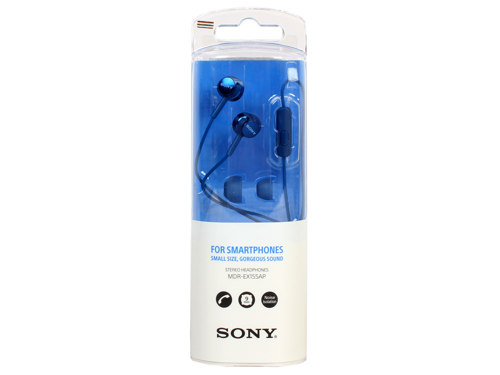 Купить Наушники SONY MDR-EX155AP Li blue — Фото 2