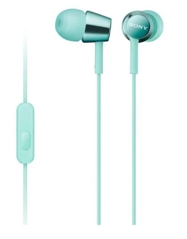 Наушники SONY MDR-EX155AP ментол																		 — описание, фото, цены в интернет-магазине PT Stores