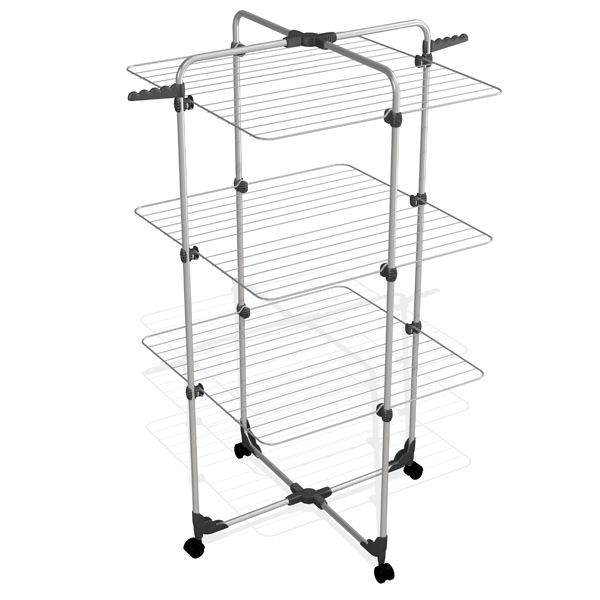 Сушилка для белья GIMI Modular 3 Lux Silver																		 — описание, фото, цены в интернет-магазине PT Stores