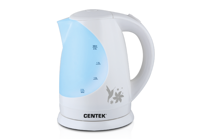Чайник CENTEK CT-1039 белый																		 — описание, фото, цены в интернет-магазине PT Stores
