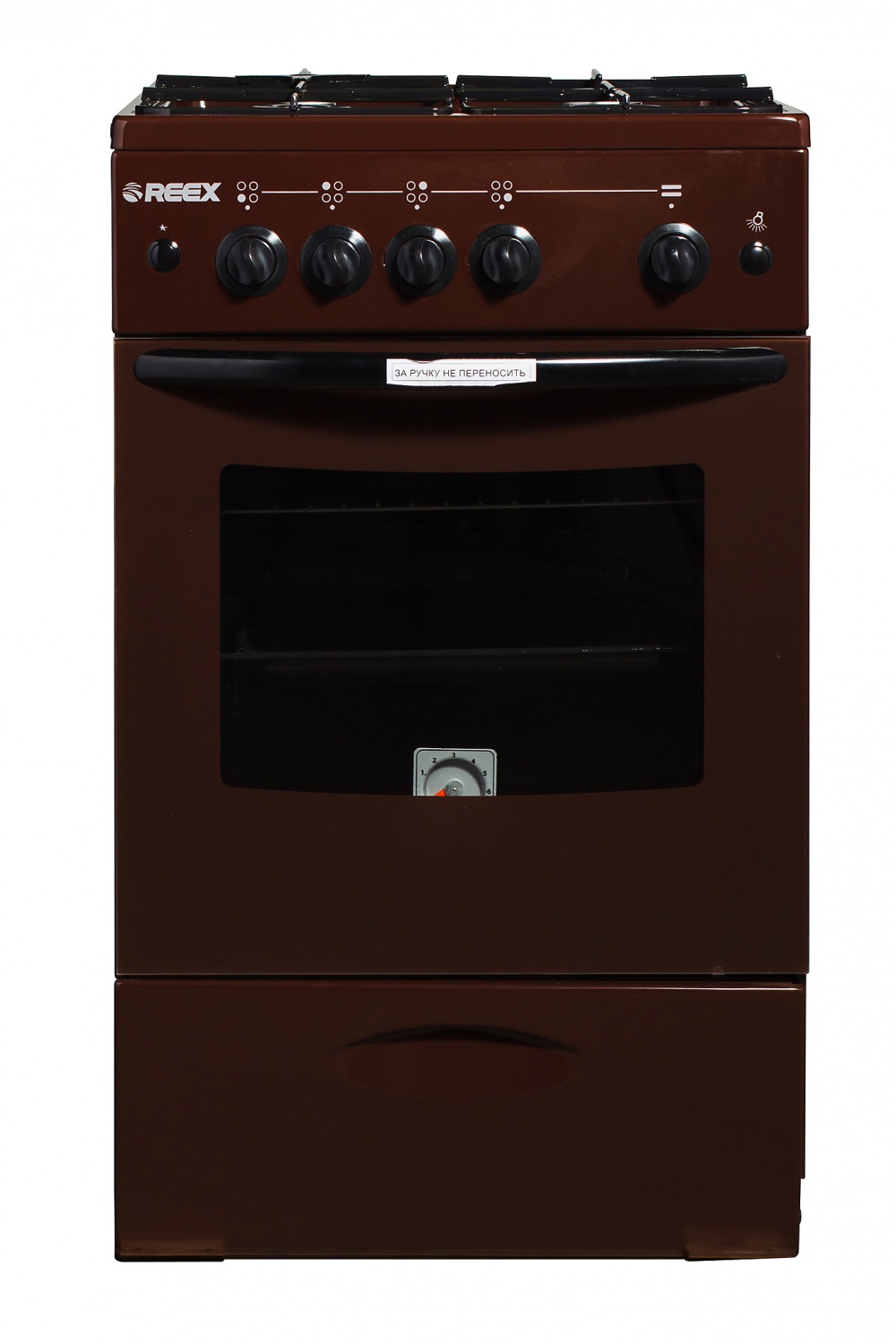 Газовая плита REEX CG-54 eBn																		 — описание, фото, цены в интернет-магазине PT Stores