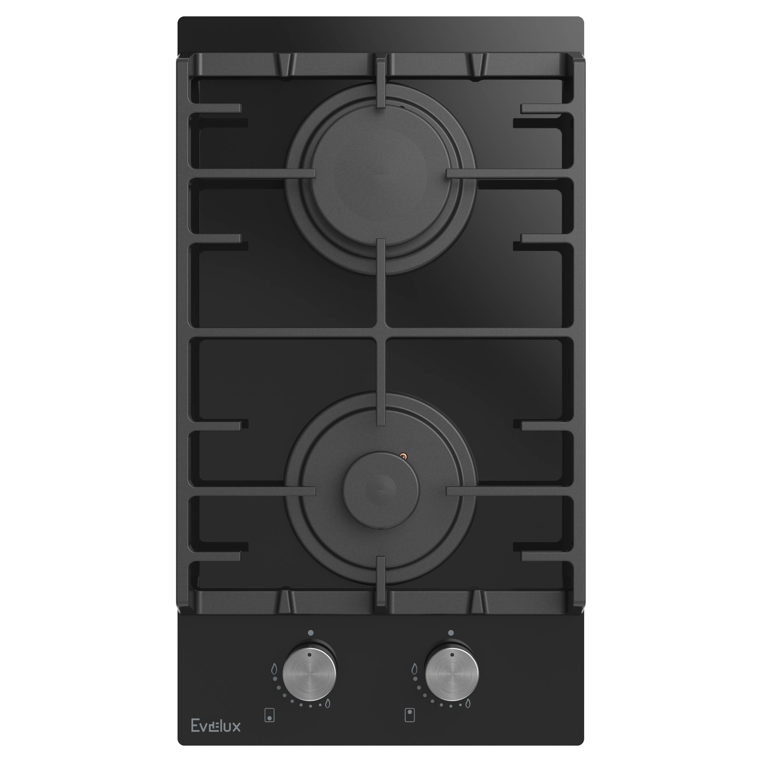 Газовая варочная панель EVELUX HEG 300 BG																		 — описание, фото, цены в интернет-магазине PT Stores