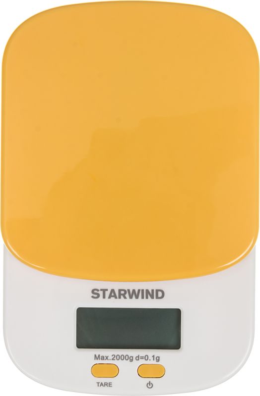 Купить Кухонные весы Starwind SSK2158 оранжевый — Фото 2