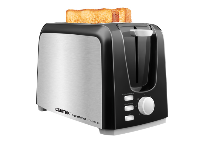 Тостер CENTEK CT-1429 Black																		 — описание, фото, цены в интернет-магазине PT Stores