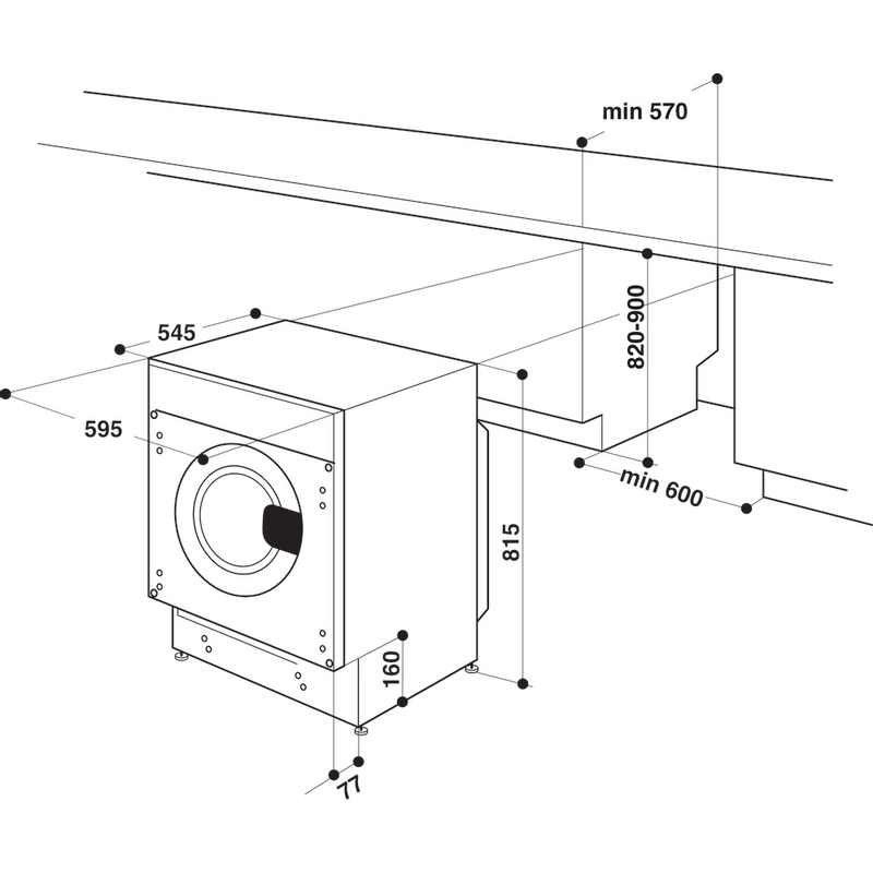 Купить Встраиваемая стиральная машина HOTPOINT-ARISTON BI WMHL 71253 EU — Фото 7