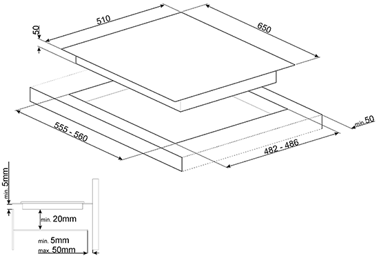 Купить Варочная панель SMEG PM6621WLDR — Фото 2