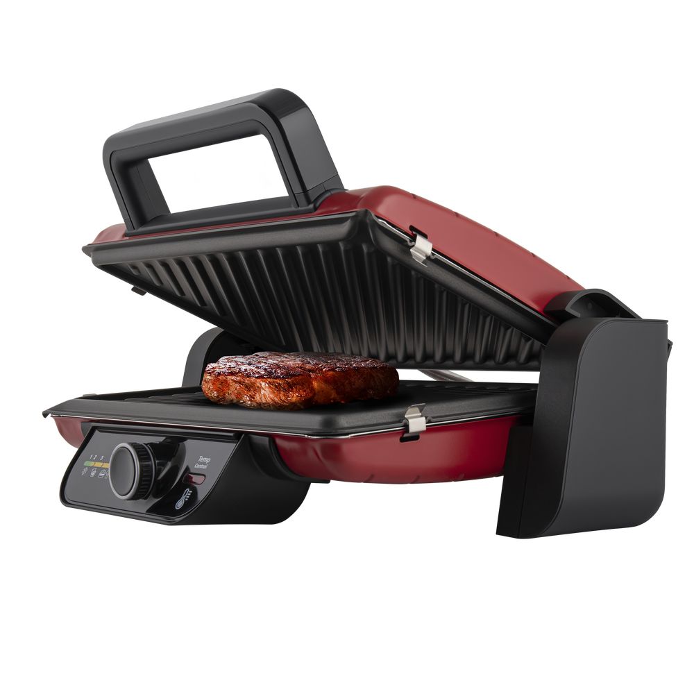 Купить Электрический гриль MAUNFELD MGE2000CH вишневый — Фото 3