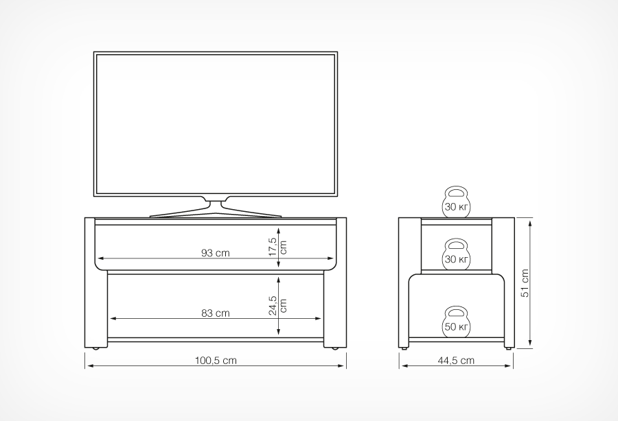 Купить  ALTEZA TV-40110V черный — Фото 3
