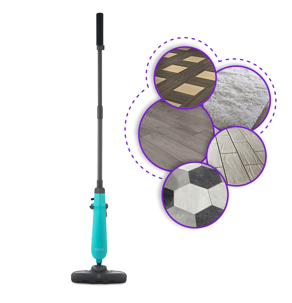 Купить Паровая швабра Kitfort KT-1011-3 — Фото 4