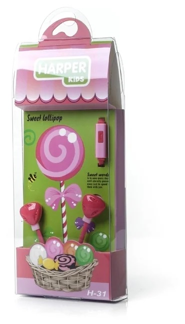 Наушники HARPER H-31 red																		 — описание, фото, цены в интернет-магазине PT Stores