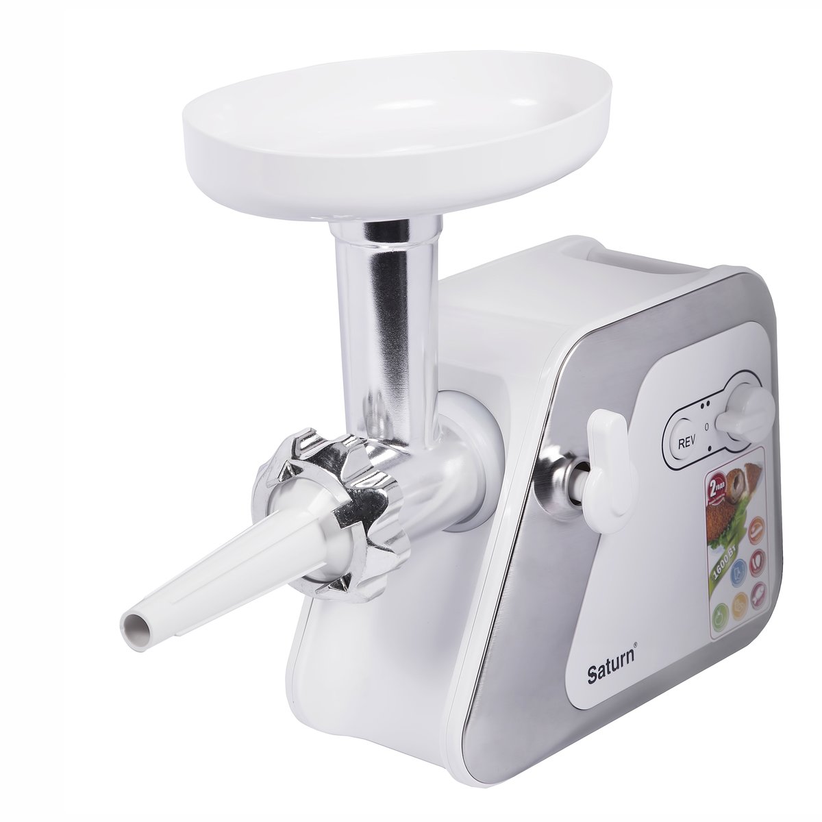 Купить Мясорубка SATURN ST-FP 0095 белый — Фото 4