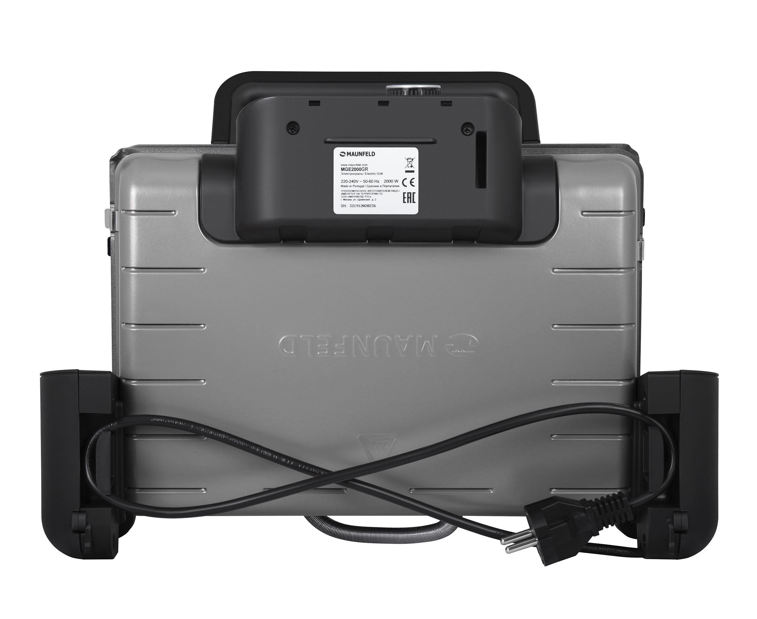Купить Электрический гриль MAUNFELD MGE2000GR серый — Фото 11