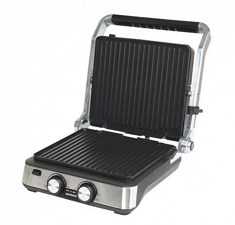 Электрический гриль ENDEVER Grillmaster 235, серебристый/черный																		 — описание, фото, цены в интернет-магазине PT Stores
