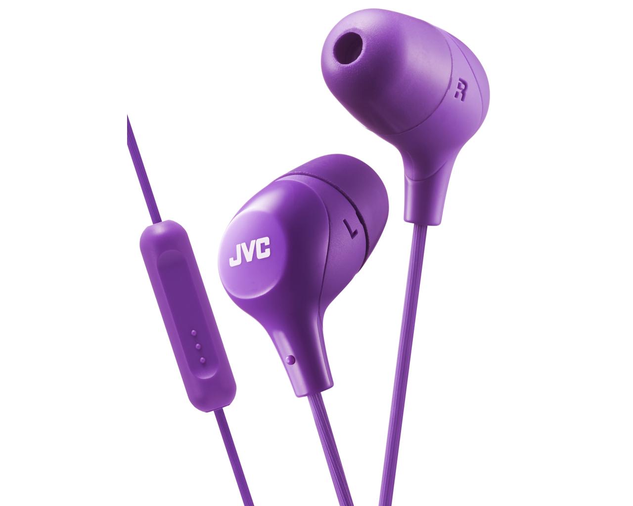 Наушники JVC HA-FX38-V-E фиолетовый																		 — описание, фото, цены в интернет-магазине PT Stores