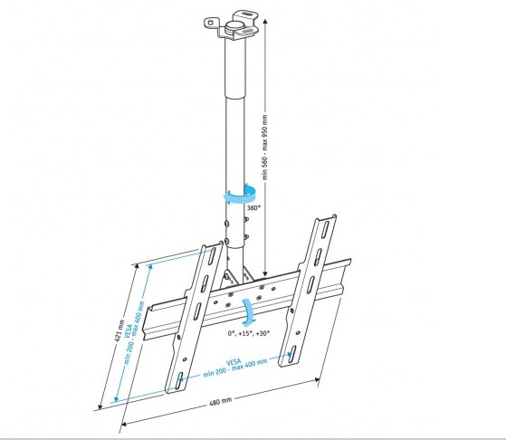 Купить Кронштейн HOLDER PR-101-B — Фото 3