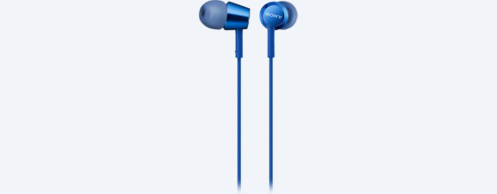 Наушники SONY MDR-EX155 Li синие																		 — описание, фото, цены в интернет-магазине PT Stores