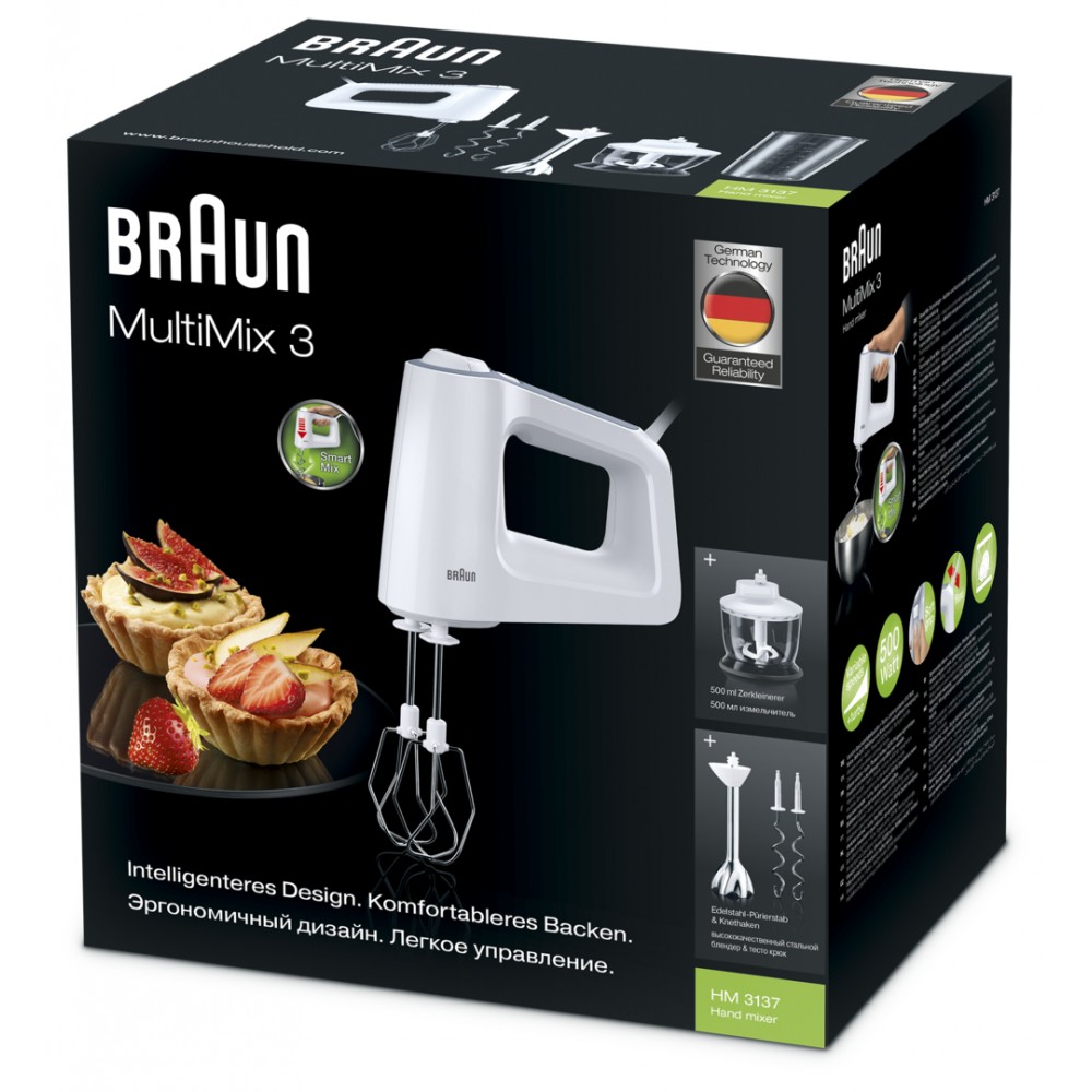 Купить Миксер BRAUN HM 3137 WH — Фото 11