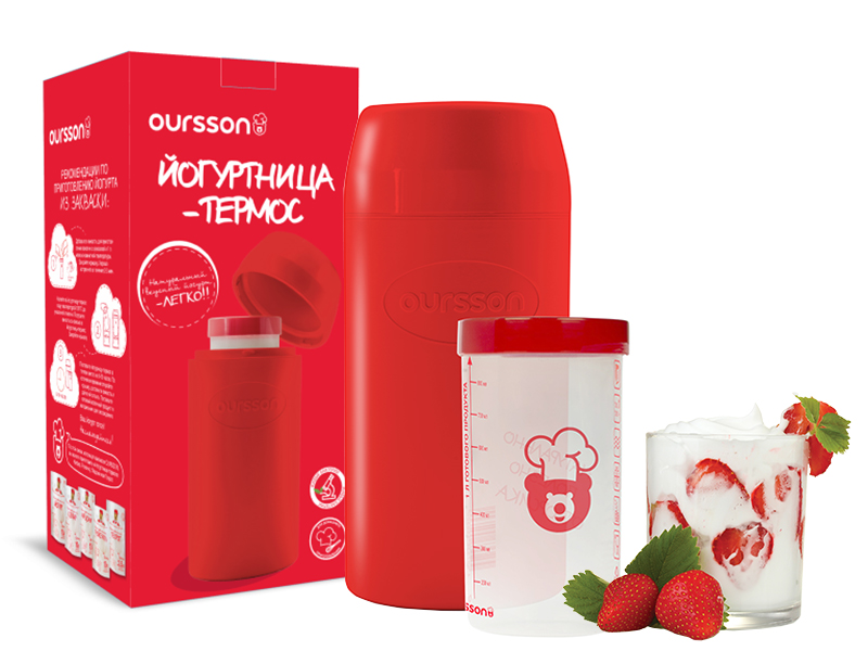 Йогуртница Oursson FE55051/RD																		 — описание, фото, цены в интернет-магазине PT Stores