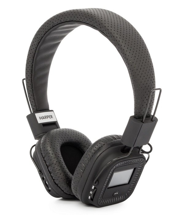 Наушники HARPER HB-411 Black																		 — описание, фото, цены в интернет-магазине PT Stores