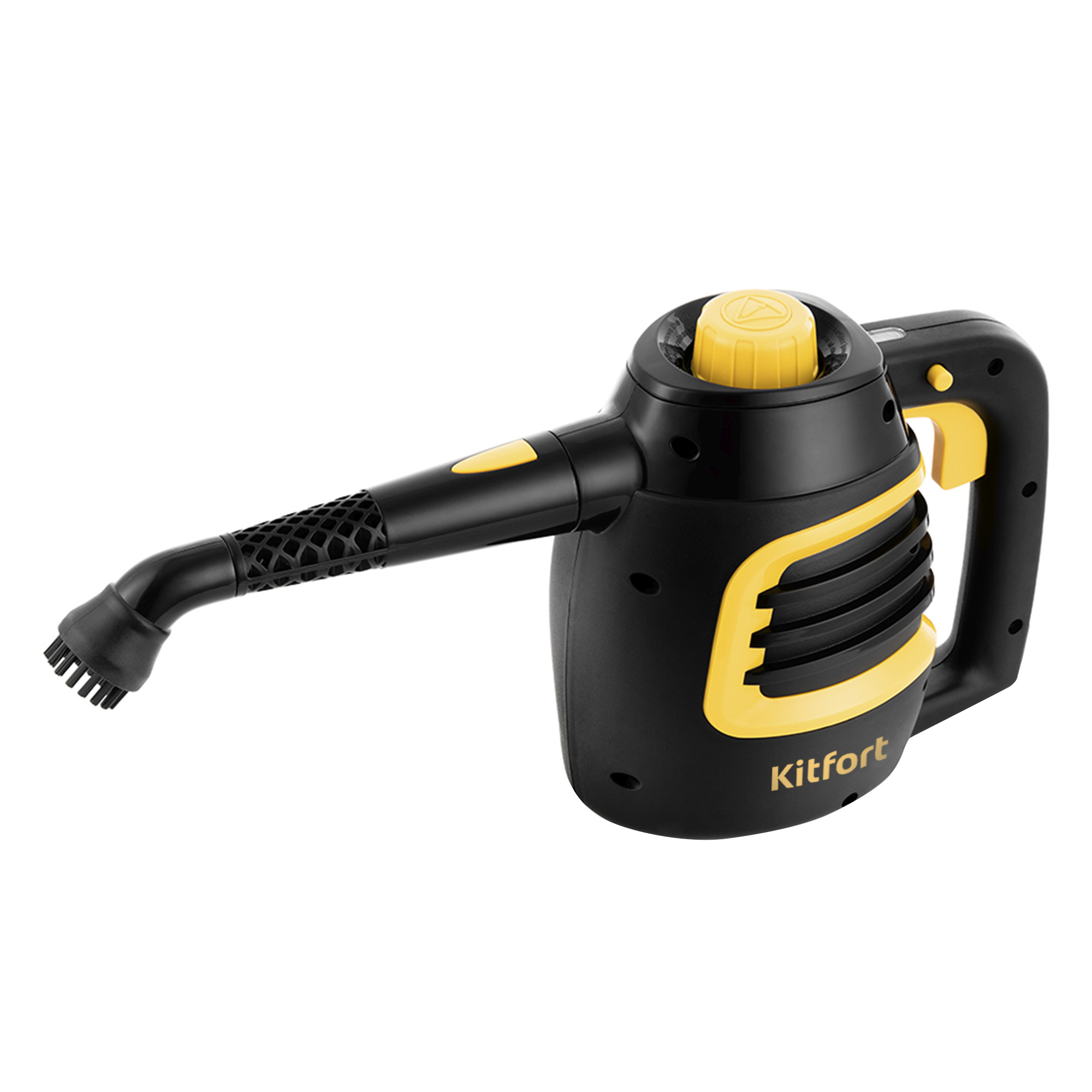 Купить Отпариватели и пароочистители Kitfort КТ-930 черный/оранжевый — Фото 2