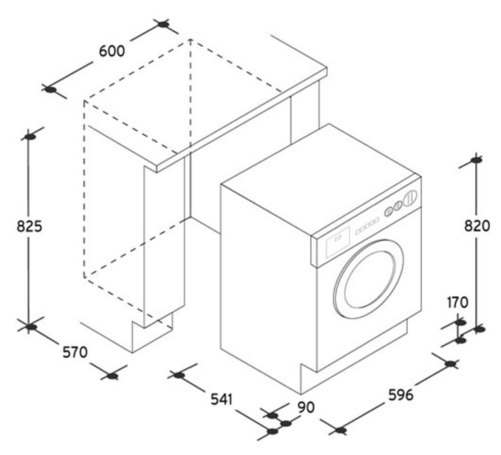 Купить Встраиваемая стиральная машина Candy CWB 1382 D — Фото 4