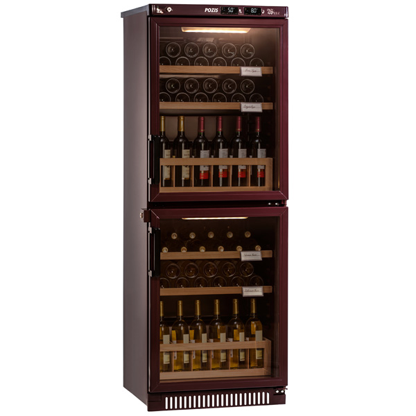 Винный шкаф POZIS ШВД -78 вишневый																		 — описание, фото, цены в интернет-магазине PT Stores