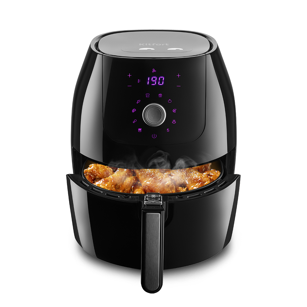 Аэрогриль Kitfort КТ-2233 черный																		 — описание, фото, цены в интернет-магазине PT Stores