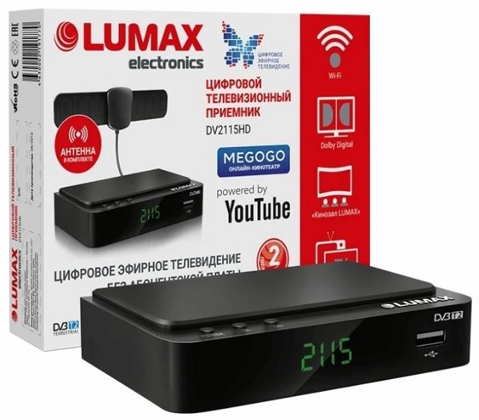 ТВ Тюнер LUMAX DV2115HD																		 — описание, фото, цены в интернет-магазине PT Stores