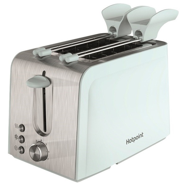 Тостер HOTPOINT-ARISTON TT 22M MDB0, арктический голубой																		 — описание, фото, цены в интернет-магазине PT Stores