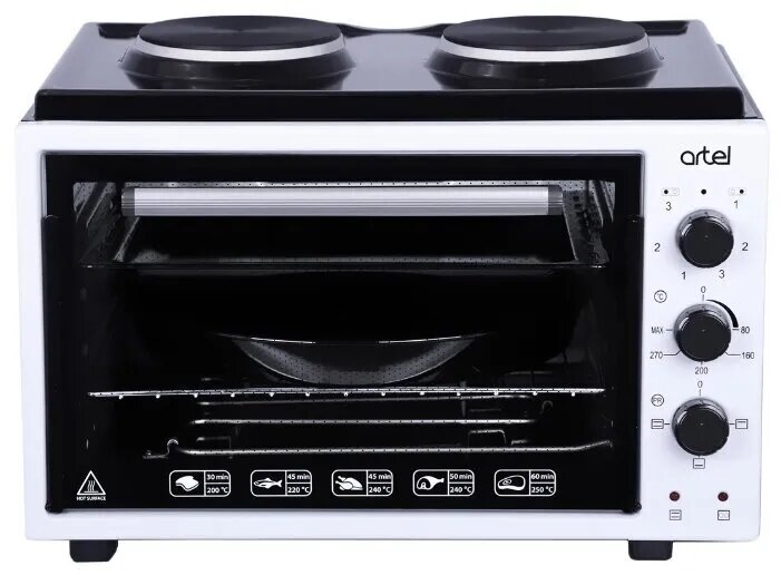 Мини-печь ARTEL MD 3614 белый																		 — описание, фото, цены в интернет-магазине PT Stores