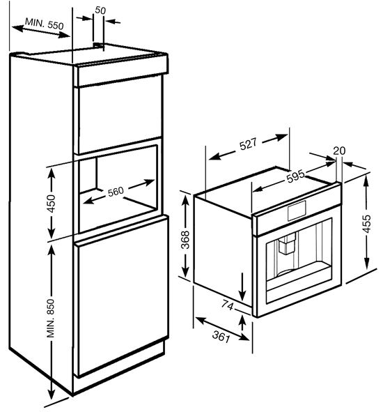 Купить Встраиваемая кофемашина SMEG CMSC45B — Фото 2